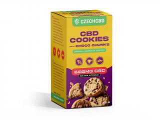 CBD Cookies s čoko kousky, 500 mg CBD