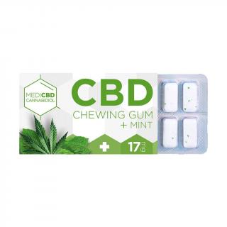CBD Mint Cannabis žvýkačky
