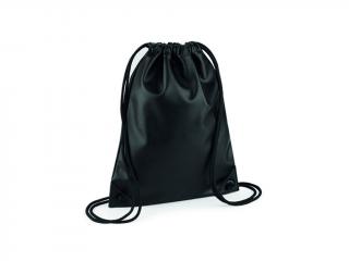 Černý  kožený batoh