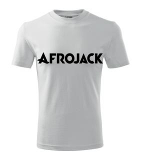 DJ Tričko | Afrojack Barva: Bílá, Velikost: L