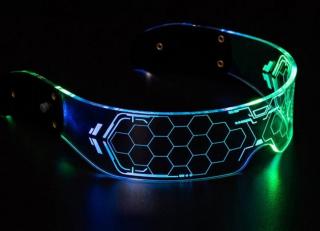 High-Tech LED Brýle