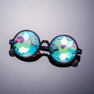 Kaleidoskopické brýle | Černé