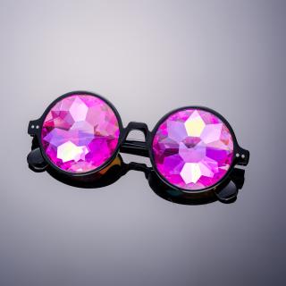 Kaleidoskopické brýle  | Fialové