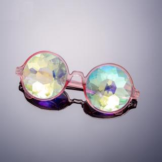Kaleidoskopické brýle | Růžové