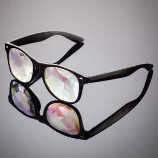 Kaleidoskopické WAYFARER brýle | Černé