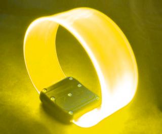 Magnetický svítící náramek | Žlutý