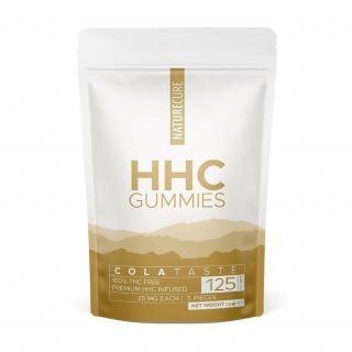 Nature cure HHC gummies medvídci, 125 mg (5 ks x 25 mg), 12 g