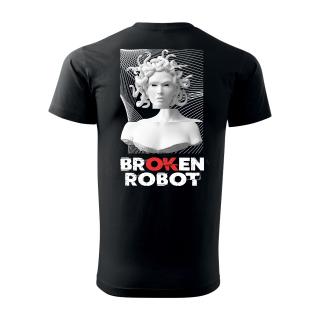 Pánské tričko | MEDUSA | Broken Robot Barva: Černá, Velikost: L