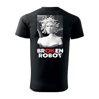 Pánské tričko | MEDUSA | Broken Robot Barva: Černá, Velikost: S