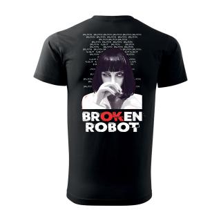 Pánské tričko | MIA | Broken Robot Barva: Černá, Velikost: L