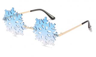 Párty brýle SNOWFLAKE | Modré