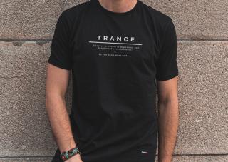 Prodloužené černé tričko | Trance 1.0 Velikost: XL