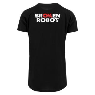 Prodloužené tričko | Broken Robot Barva: Černá, Velikost: M
