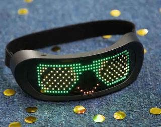 Svítící brýle RAVE 2.0  | Nastavitelné přes Smartphone
