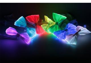 Svítící motýlek | Multibarevný látkový