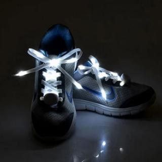 Svítící tkaničky do bot | Bílé
