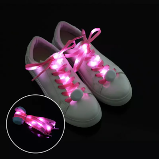 Svítící tkaničky do bot | Růžové
