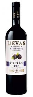 Polosladké červené ostružinové víno Ijevan 750ml (Berry Wine Blackberry)