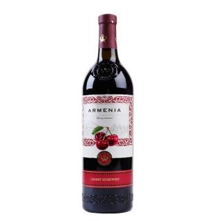 Polosladké červené Třešňové víno Armenia 750ml (Armenia Cherry Semi-Sweet)