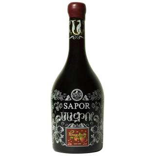 Sladké červené granatove víno Sapor 750ml (Pomegranate sweet)