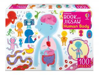 100 dílků - Human Body (Book and Jigsaw)