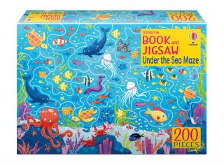 200 dílků - Under the Sea Maze (Book and Jigsaw)