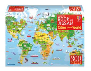 300 dílků - Cities of the World (Book and Jigsaw)