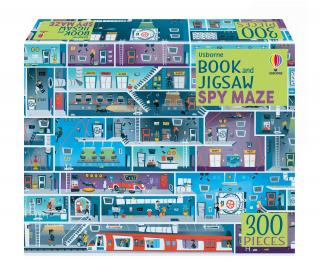 300 dílků - Spy Maze (Book and Jigsaw)