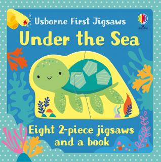 8x2 dílky - First Jigsaws: Under the Sea (Book and Jigsaw) - POŠKOZENO
