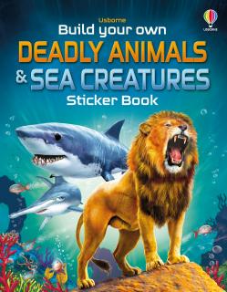 Build your own Deadly Animals & Sea Creatures Sticker Book (dvojsešit)