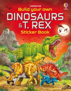 Build your own Dinosaurs & T. Rex Sticker Book (dvojsešit)