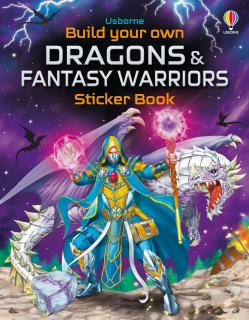 Build your own Dragons & Fantasy Warriors Sticker Book (dvojsešit)