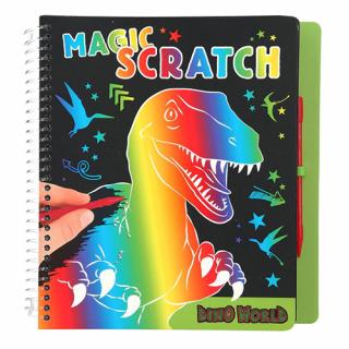Dino World - Magic Scratch (škrabací sešit)