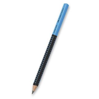 FABER-CASTELL Jumbo Grip 2001 Two Tone - silná ergonomická trojhranná tužka (HB = 2 1/2) - různé barvy Barva: modrá/černá