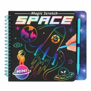 Magic Scratch Space Mini (škrabací sešit)
