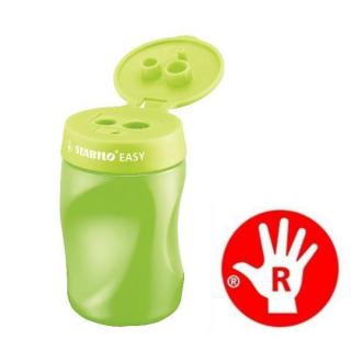 STABILO EASYsharpener R - ergonomické ořezávátko pro praváky (3 v 1) Barva: zelená