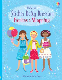 Sticker Dolly Dressing Parties & Shopping (dvojsešit)