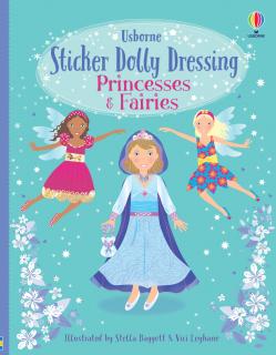 Sticker Dolly Dressing Princesses & Fairies (dvojsešit)