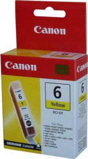 Canon BCI-6Y originální (Canon BCI-6 yellow originální inkoustový zásobník)