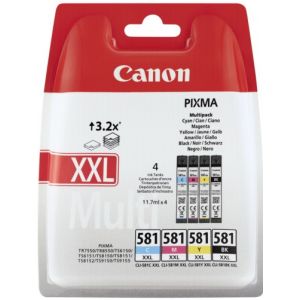 Canon CLI-581XXL CMYK originální (Canon CLI-581xxl originální sada barevných inkoustových zásobníků)