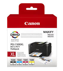 Canon PGI-1500XL originální (Canon PGI-1500xl BK/C/M/Y originální sada inkoustových zásobníků)