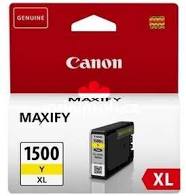 Canon PGI-1500XL Y originální (Canon PGI-1500xl yellow originální inkoustový zásobník)