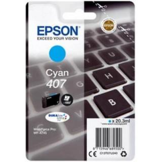Epson 407 C originální  (Epson 407, T07U2 cyan originální inkoustový zásobník )