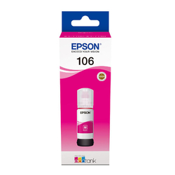 Epson EcoTank 106 magenta originální (Epson 106,T00R3 magenta originální láhev s inkoustem T00R3)