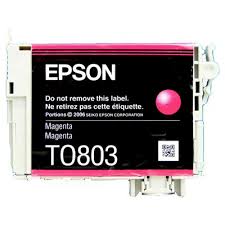 Epson T0803 magenta originální bulk balení (Epson T0803 magenta originální inkoustový zásobník bulk balení)