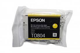 Epson T0804 yellow originální bulk balení (Epson T0804 yellow originální inkoustový zásobník bulk balení)