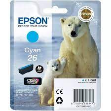 Epson T2612 originální (Epson T2612, T26 cyan originální inkoustový zásobník bulk balení)