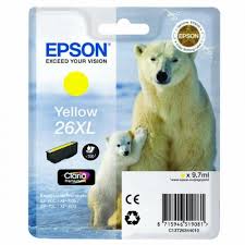 Epson T2634 originální (Epson T2634, T26XL yellow originální inkoustový zápasník)