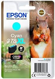 Epson T3792 originální (Epson T3792, 378XL cyan originální inkoustový zásobník)