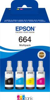 Epson T6646 originální (Epson T6646 originální lahvičky s inkousty T6641-T6644)